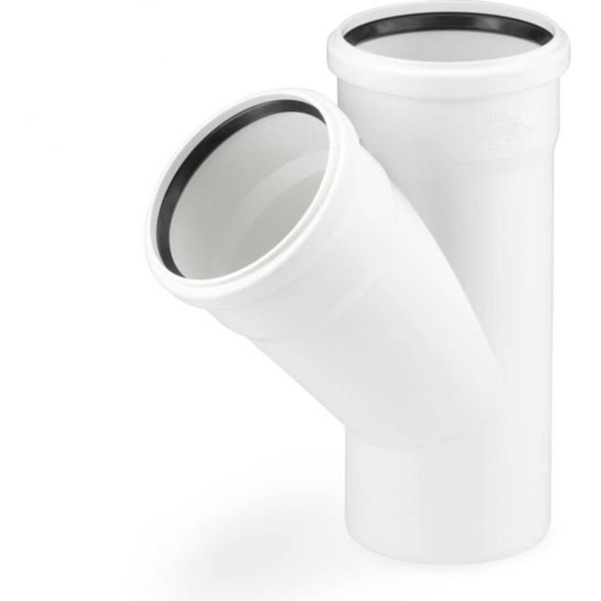 Тройник REHAU RAUPIANO Plus 50/40/45° 1123124