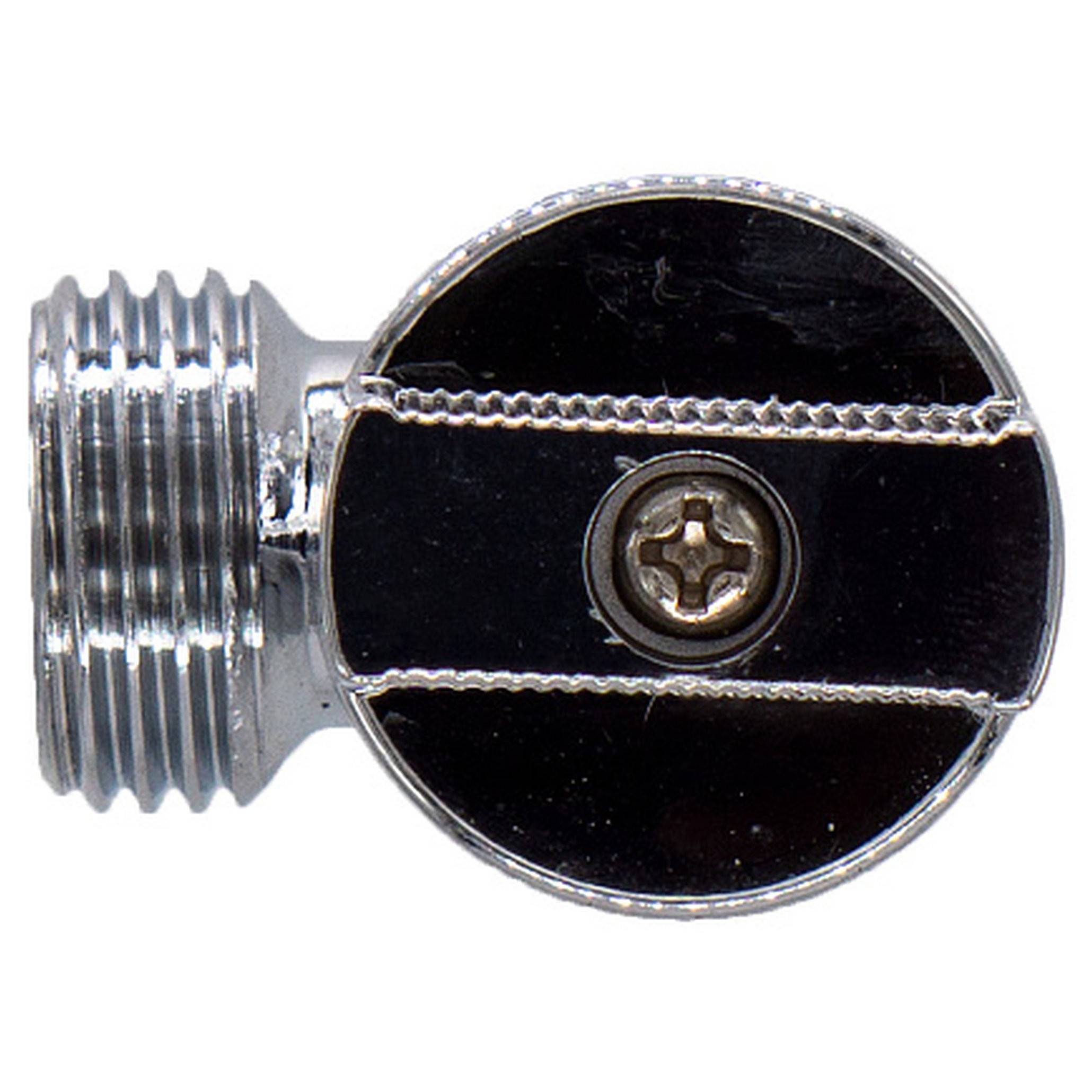 Кран шаровой угловой для сантехприборов CTM 1/2x1/2 дюйма с отражателем CAME1212