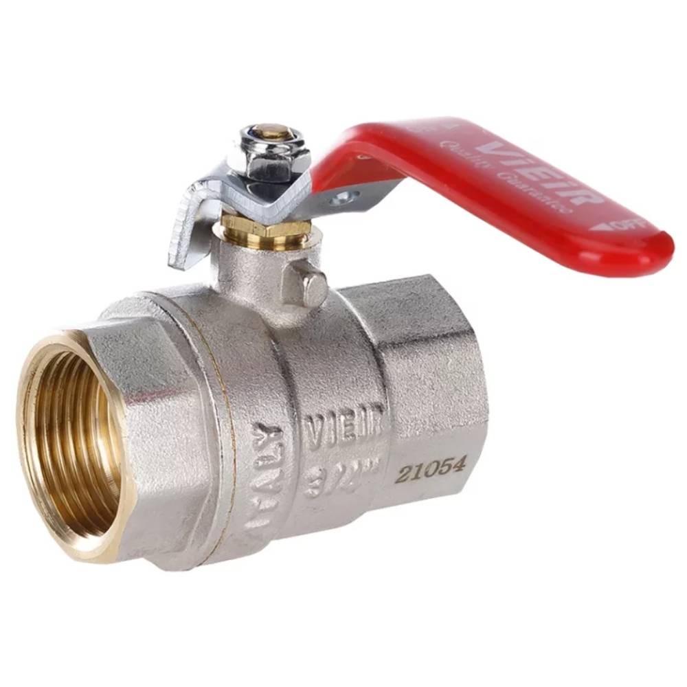 Кран шаровой ViEiR 1 1/4 ВВ рычаг VR200-04