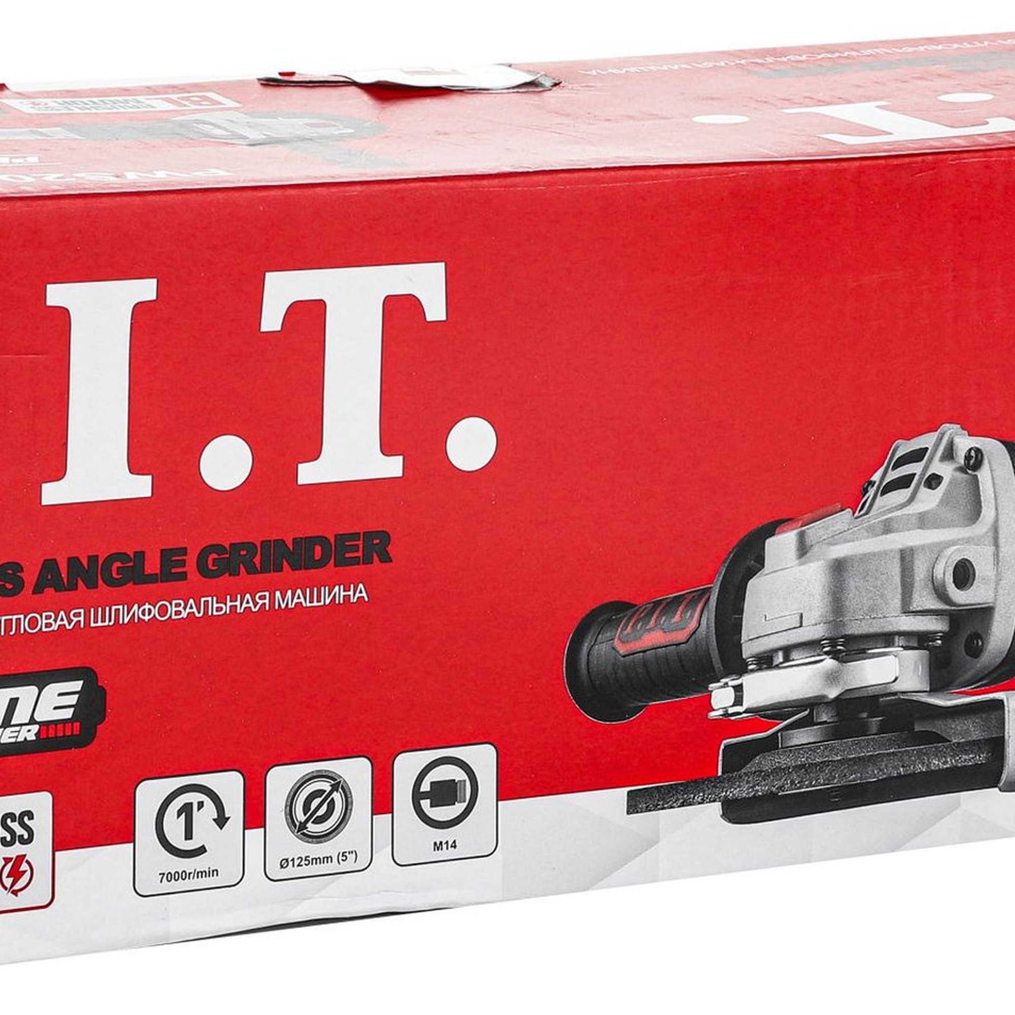 Аккумуляторная угловая шлифмашина P.I.T. PWS20H-125A SOLO 125 мм 20 В бесщеточная PWS20H-125A