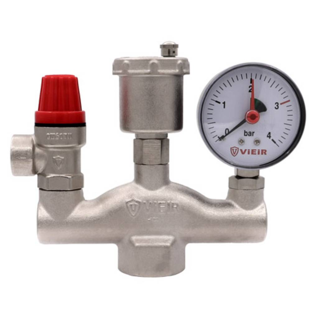 Группа безопасности котла VIEIR 1 3 бар 120 °C никель AQ1063N