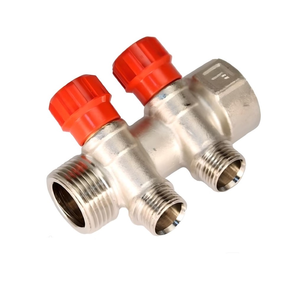 Коллектор с регулирующими вентилями VIEIR 1x3/4 2 выхода VR902