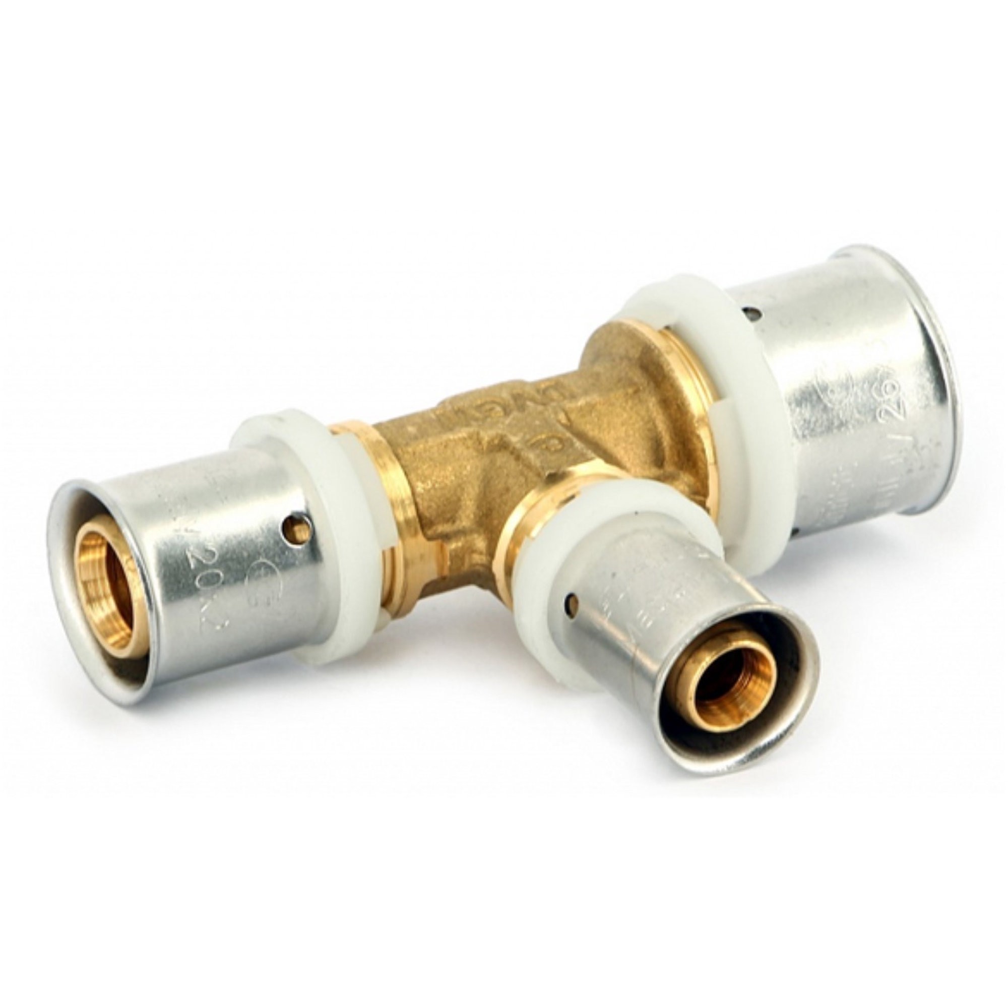 Тройник пресс Uni-Fitt 26x20x20 мм 1513620