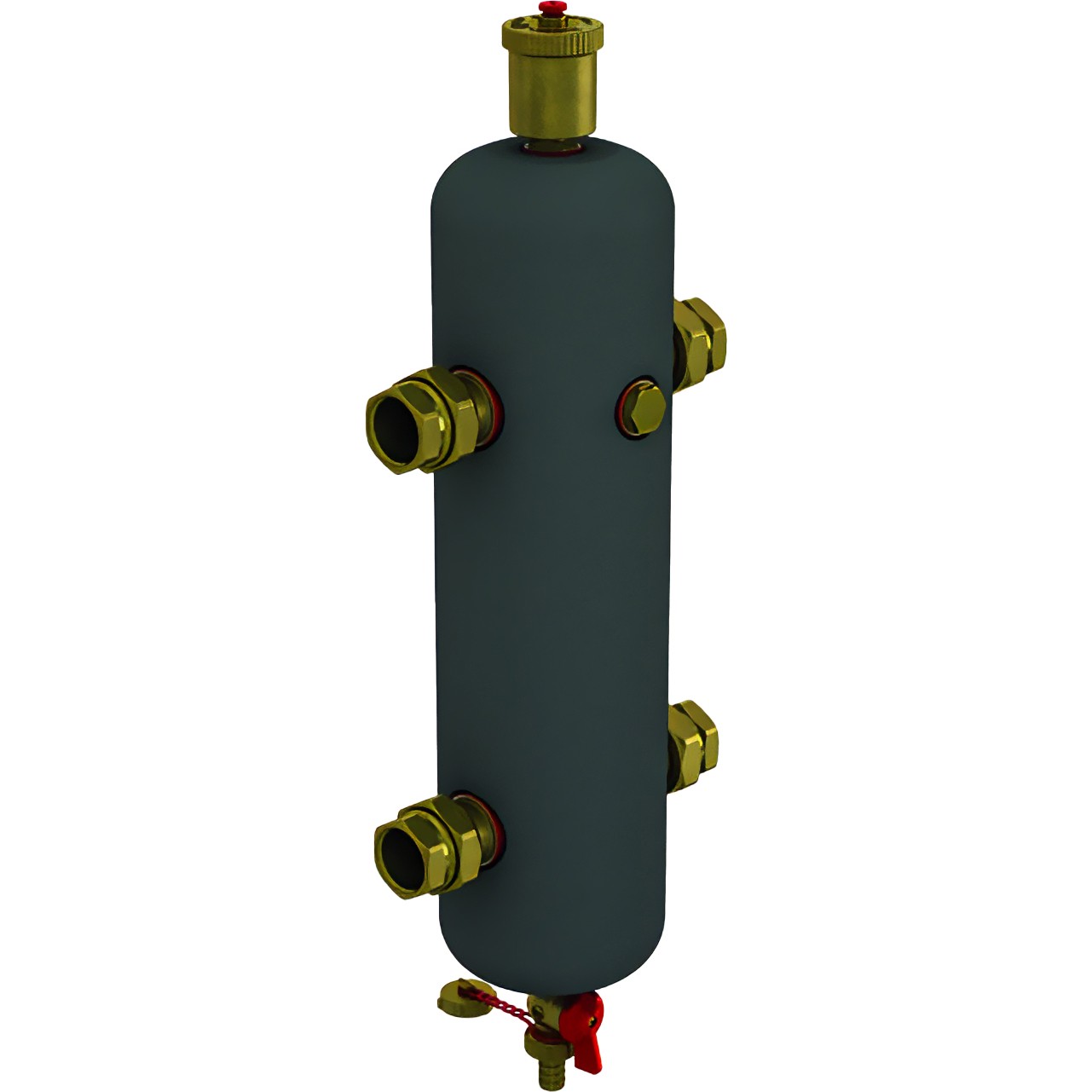 Гидравлический разделитель Giacomini 1 1/4 с изоляцией R146IY006