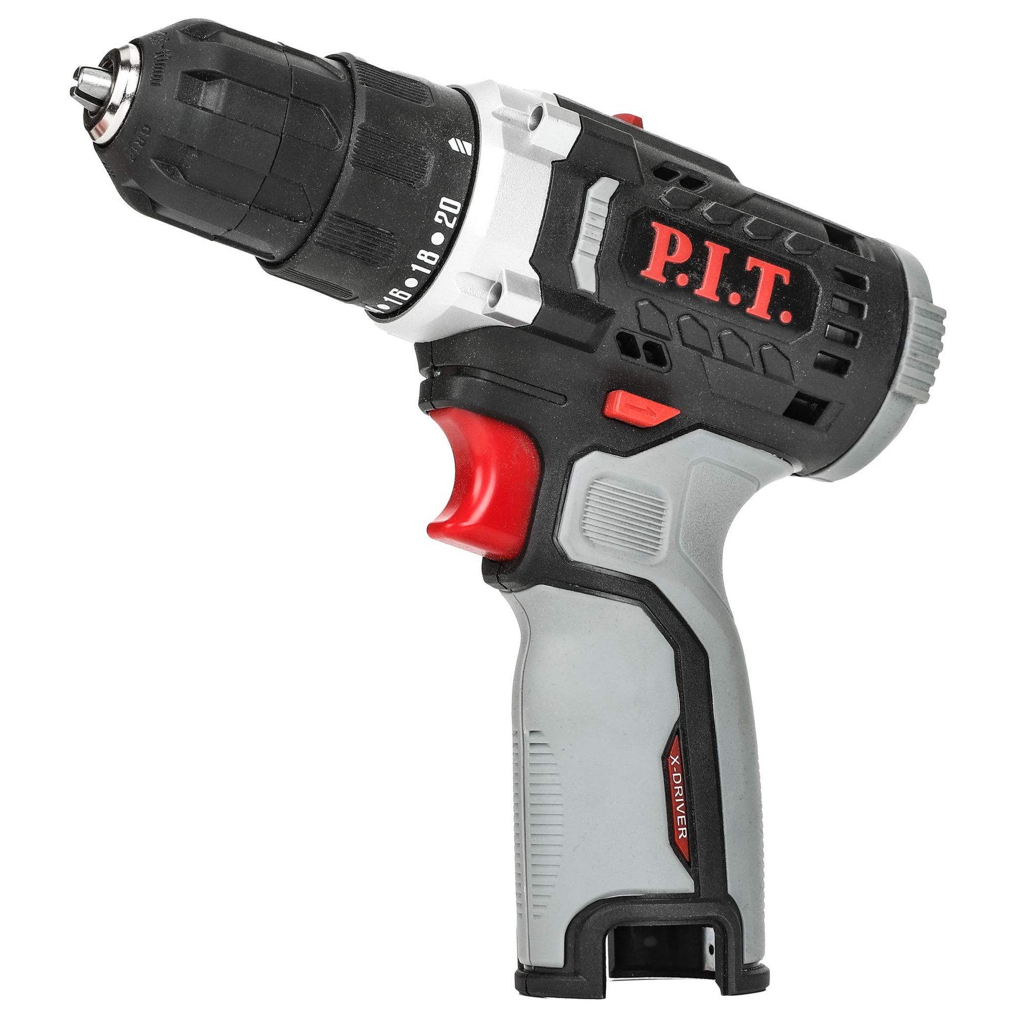 Дрель-шуруповерт аккумуляторная P.I.T. X-DRIVER PBM12K-10A 12 В SOLO