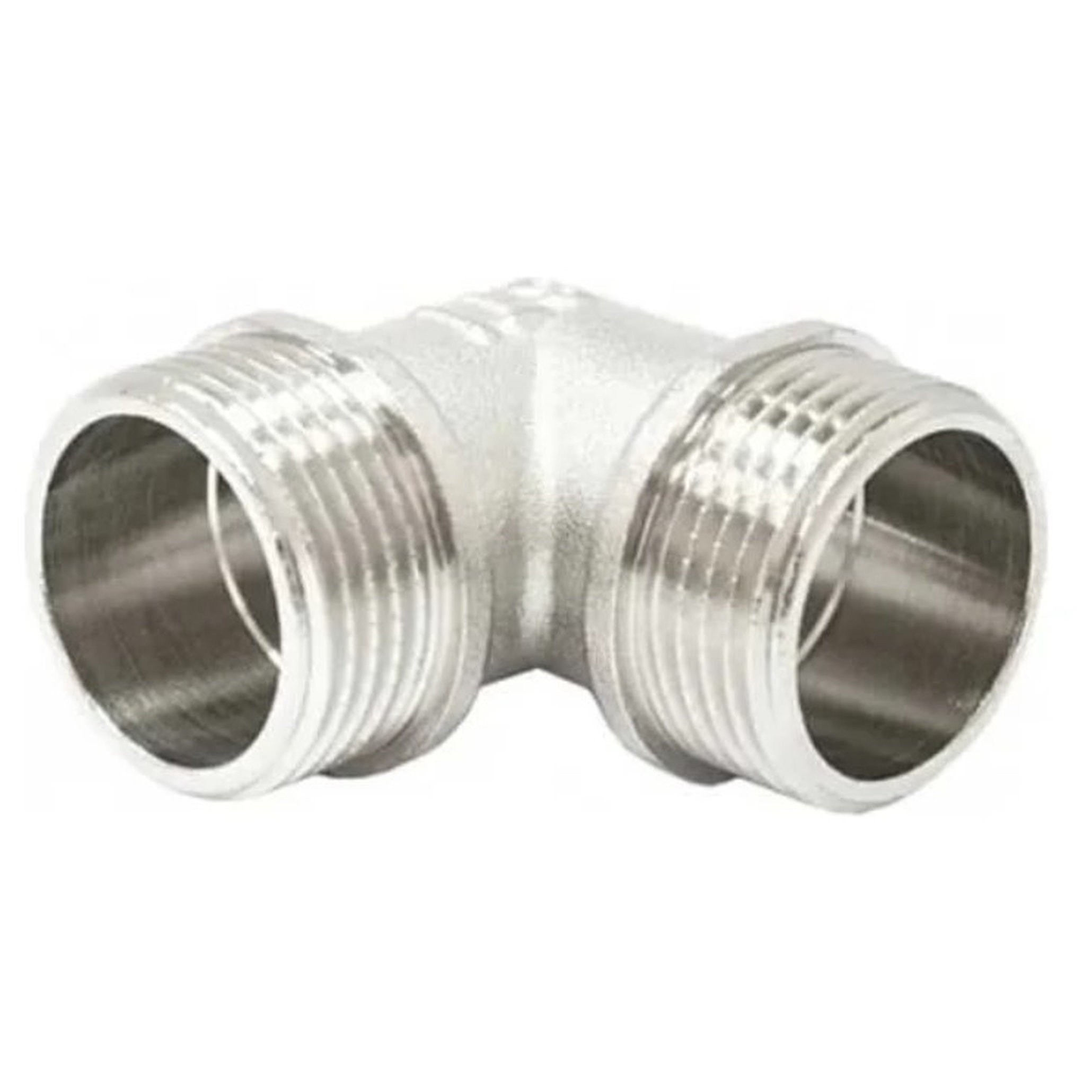 Угольник латунный STI 1 НР/НР никелированный 1645423