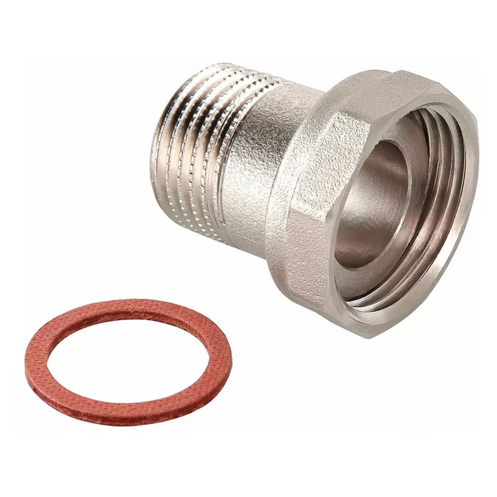 Полусгон с накидной гайкой VIEIR 1/2 x 3/4 никелированный VRDN8-1520