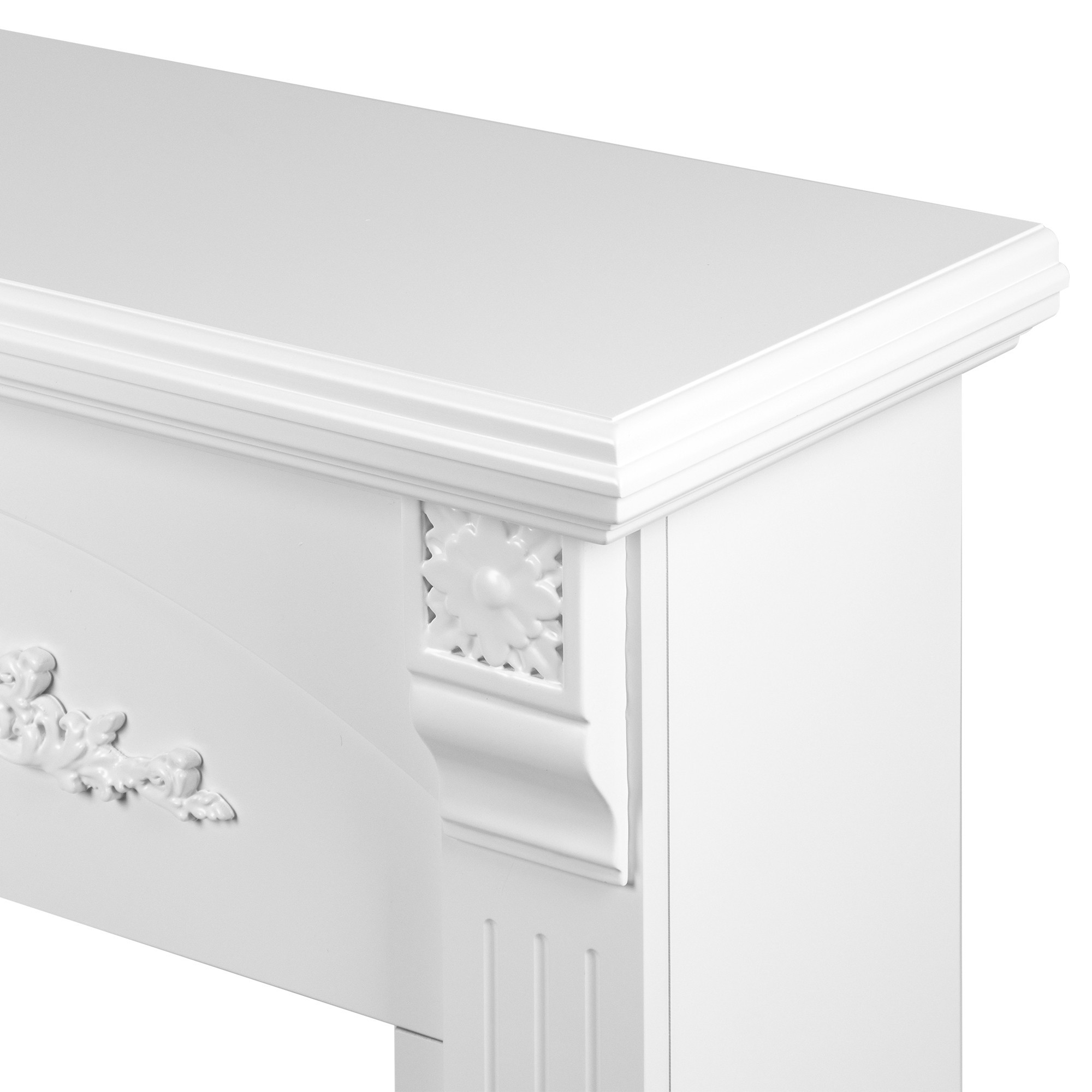 Портал для электрокамина Firelight Barocco 30 белый разборный 1728824