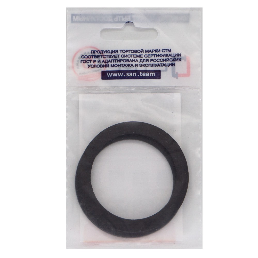 Прокладка резиновая СТМ ТМКЩ 1 1/2 54х42х2 мм 2 шт SRSWC112-02