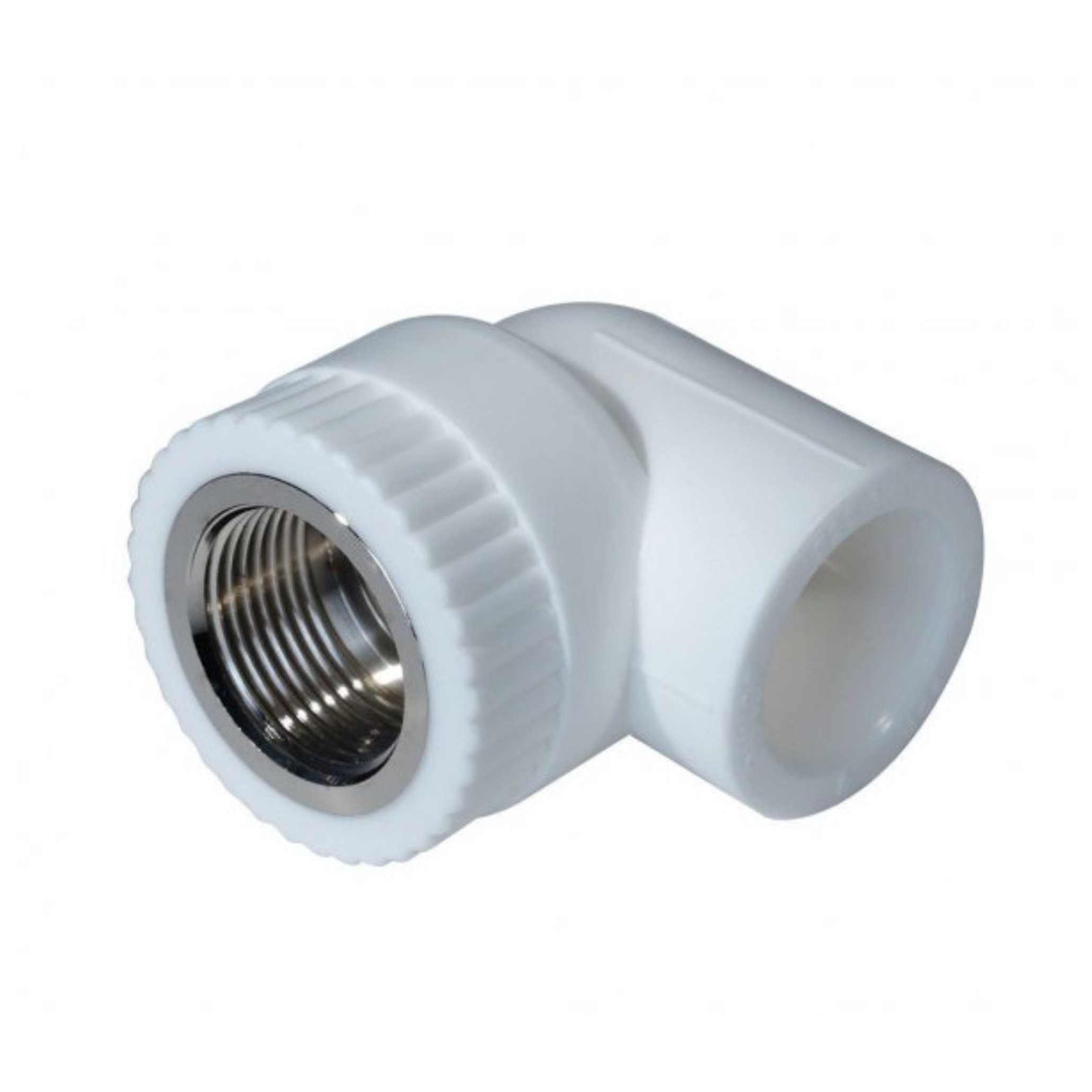 Угольник 90° MeerPlast PPRC 20 мм x 1/2 ВР белый MP.01.03.20.12