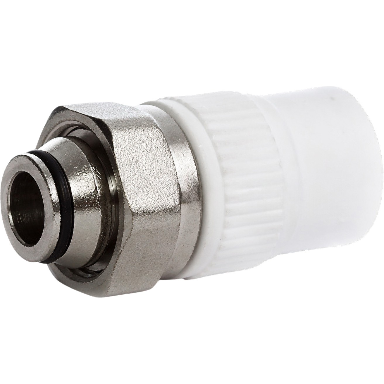 Муфта полипропиленовая с накидной гайкой евроконус FUSITEK PP-R 20х3/4 FT05301