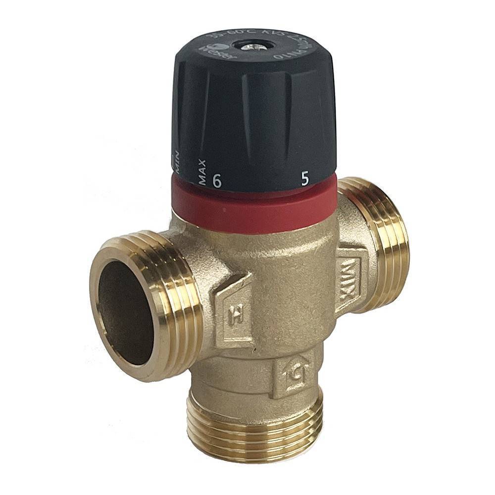 Клапан термостатический Wester VTS3 DN25 1 НР 35-60 °C Kvs 1.6 VTS3.25.016