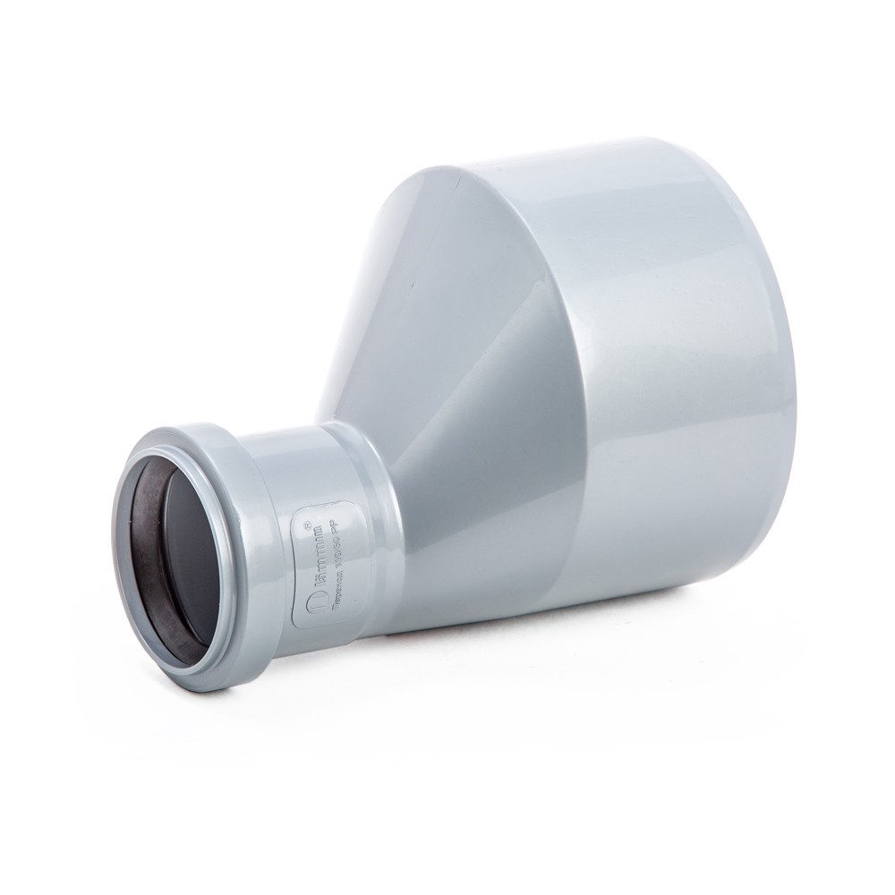 Переход эксцентрический Lammin ВК 110х50 мм НС-1641953