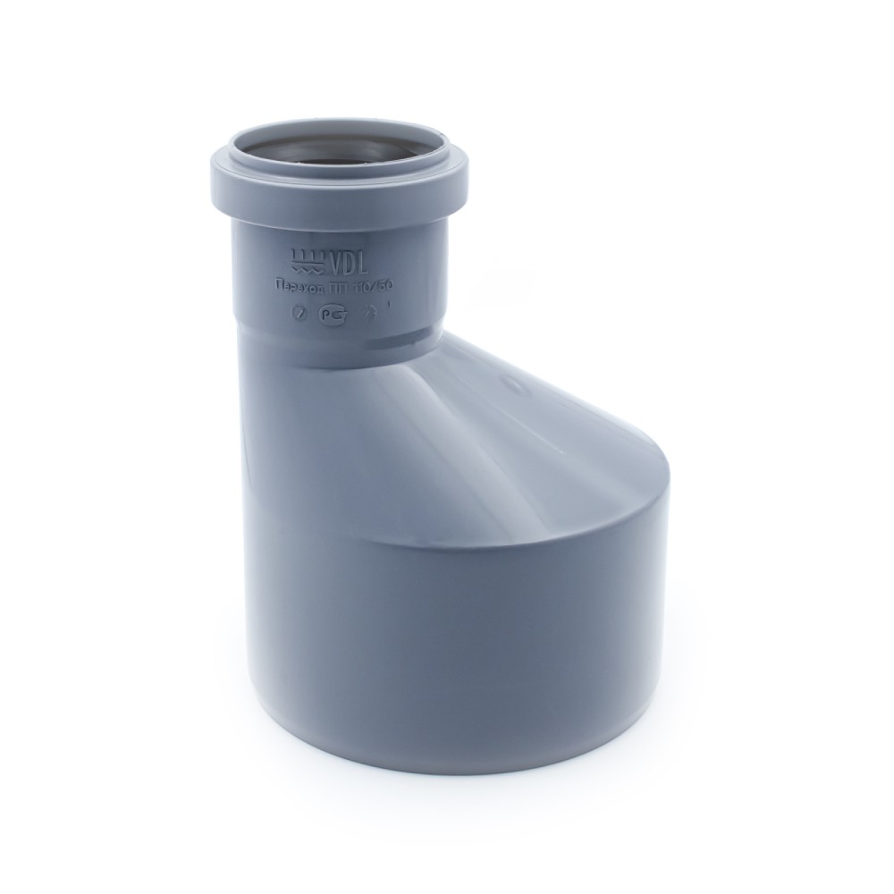 Переходник канализационный эксцентрический VDL 50/40 мм 1739296