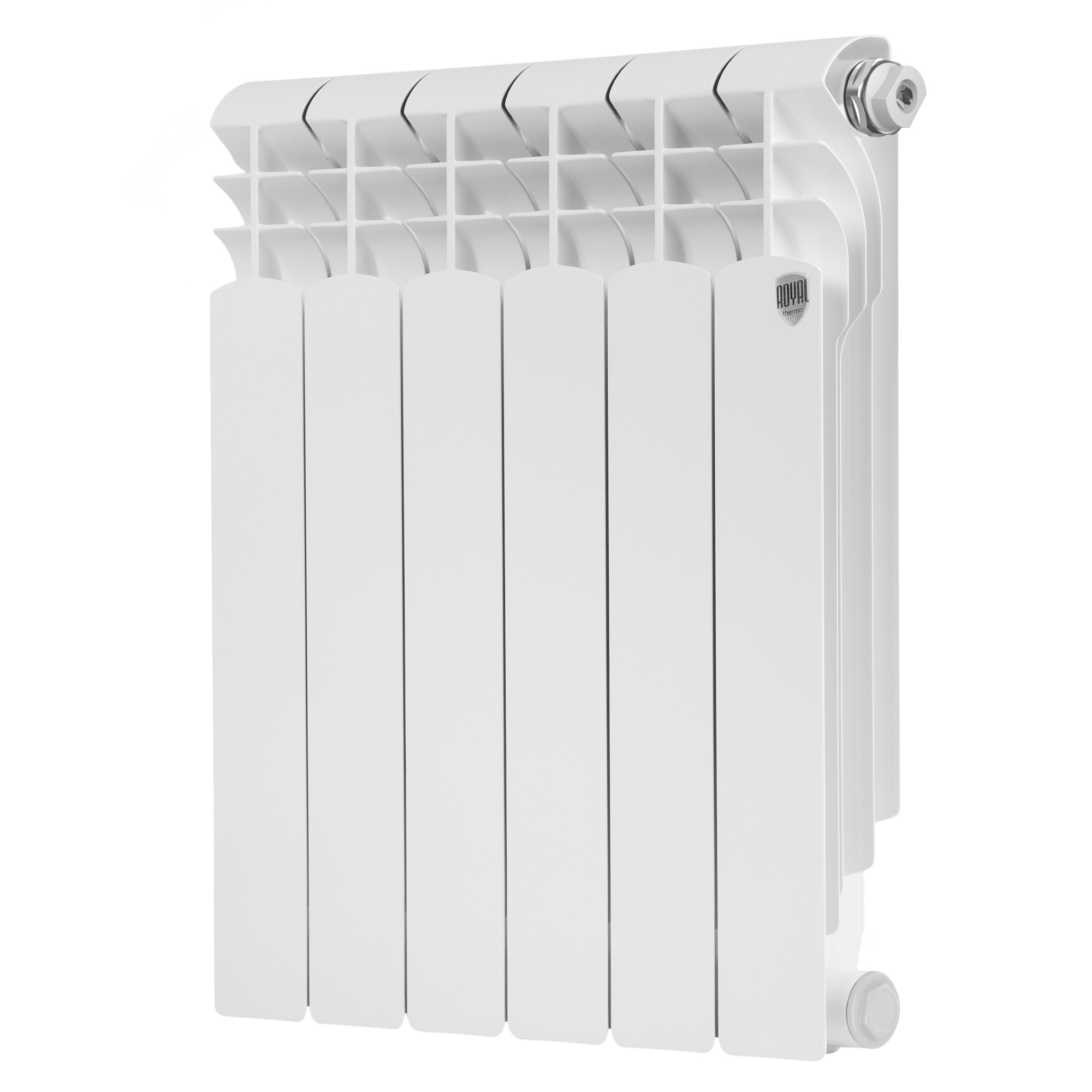 Радиатор биметаллический Royal Thermo MONOBLOCK B 500 6 секций боковое подключение НС-1138414