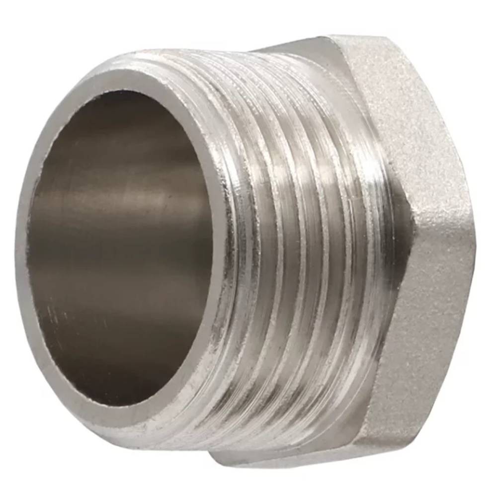 Заглушка резьбовая VIEIR наружная резьба 1/2 никелированная DTHN3