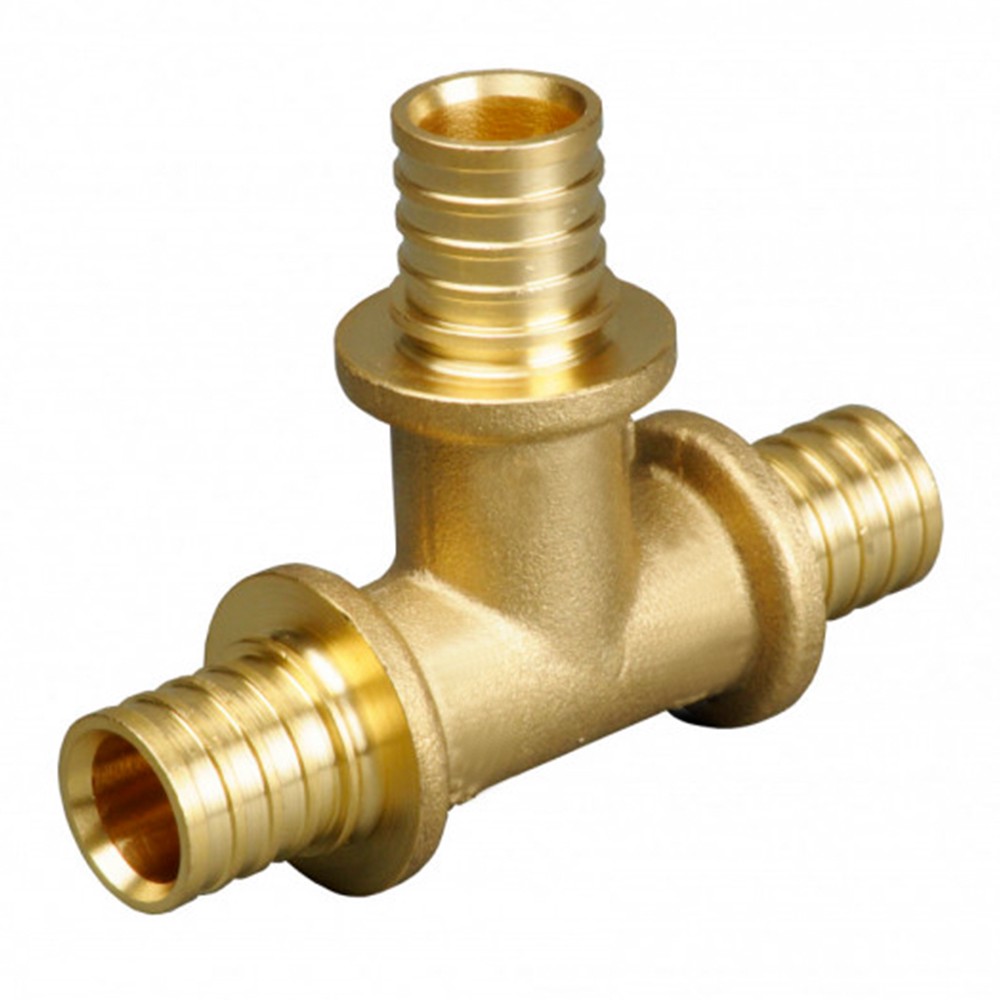 Тройник аксиальный ONE PLUS латунный 20 мм НС-1691827