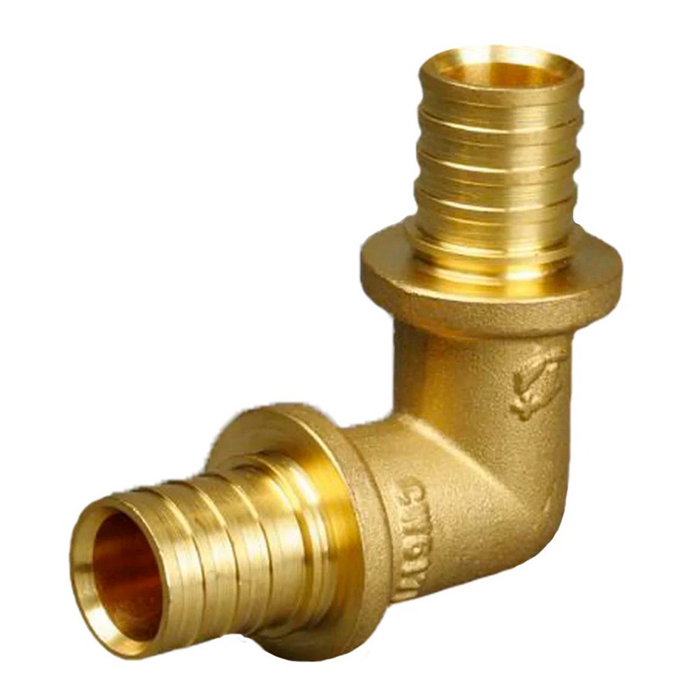 Угол One Plus 90° 16 мм аксиальный латунь 3204023053