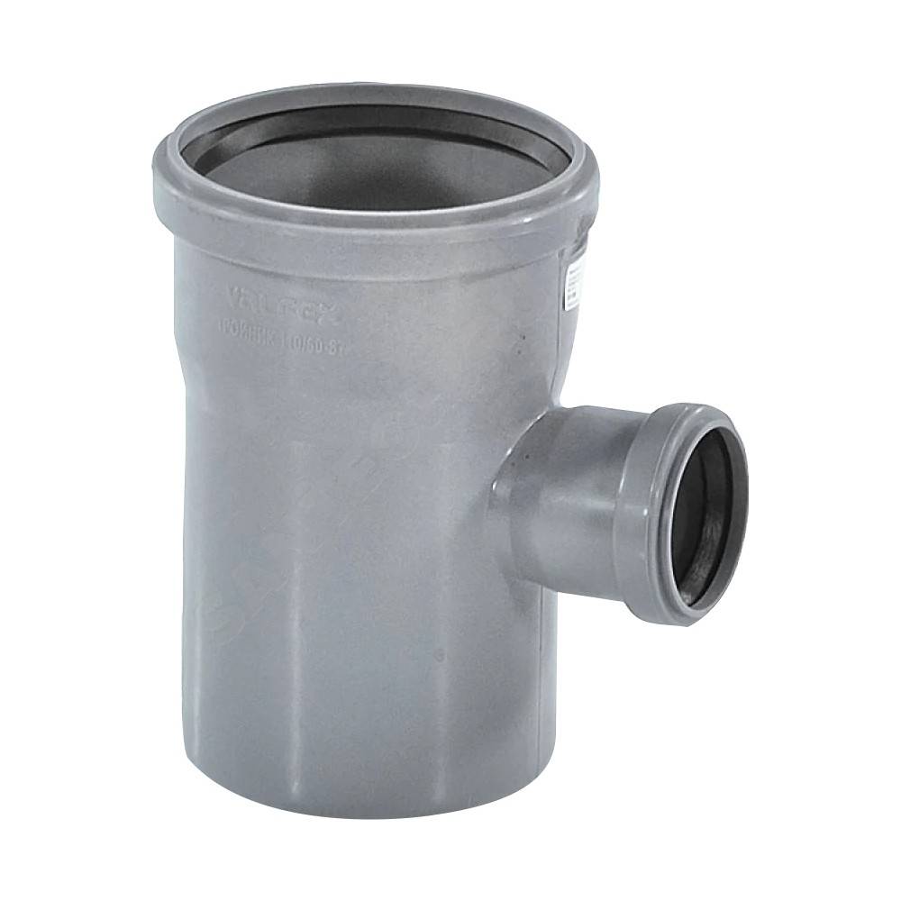 Тройник канализационный VALFEX 50x40 мм 45° PP-H внутренняя канализация 22050040