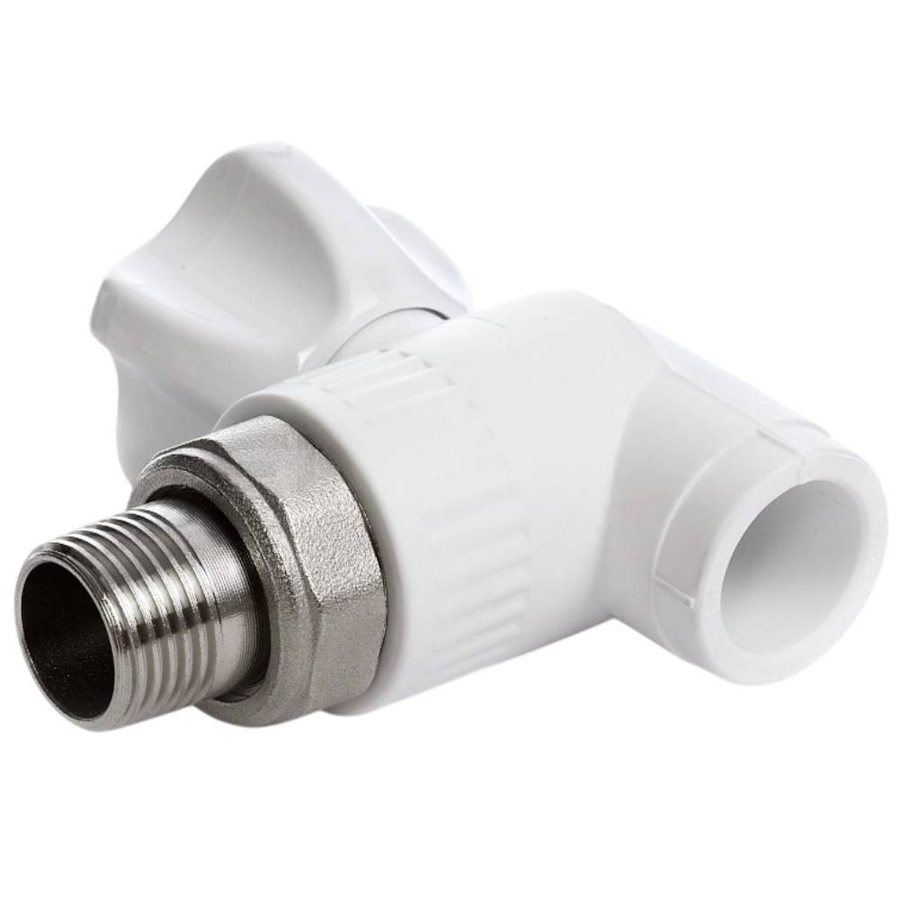 Кран радиаторный полипропиленовый FUSITEK угловой 20x1/2 FT07401