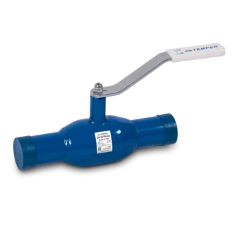 Кран шаровый TEMPER DN65 PN25 стандартнопроходной приварной 28220065