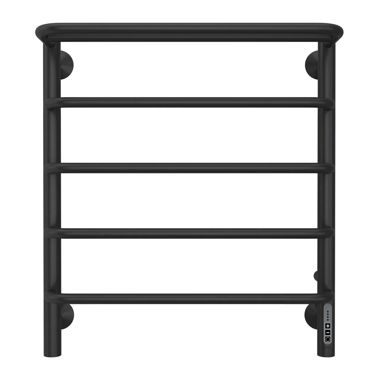 Полотенцесушитель электрический Larusso Стандарт с полкой КС П5 500x600 мм черный RAL 9005 8529