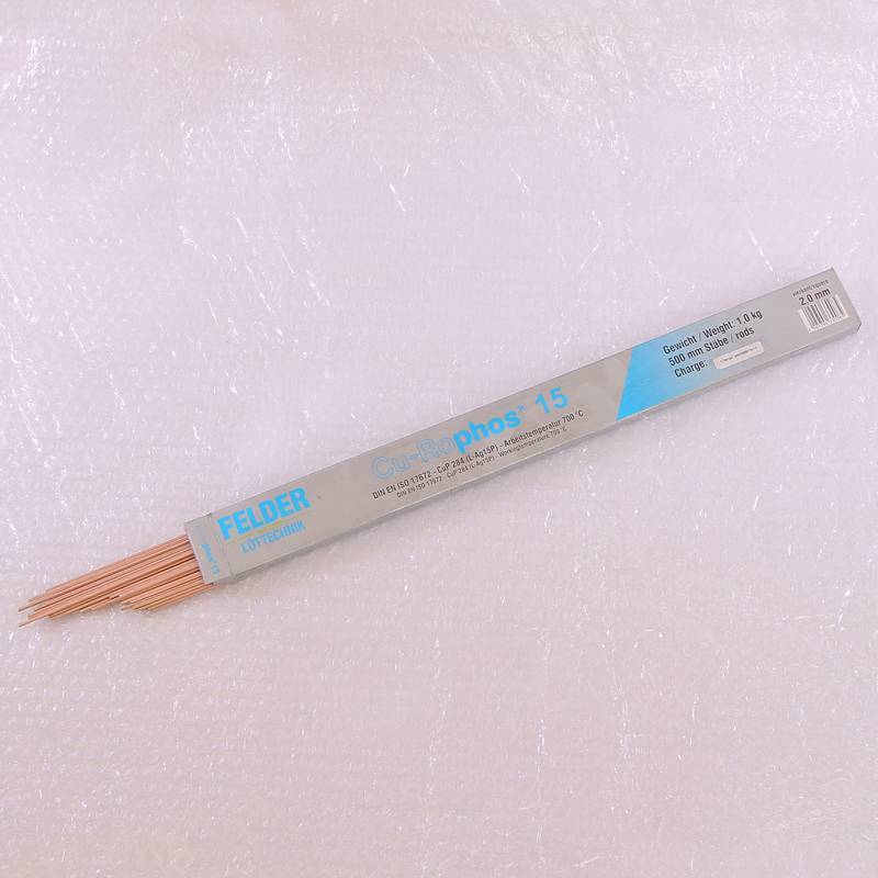 Припой твердый медный FELDER Cu-Rophos 15 2 мм 1000 г 33402050