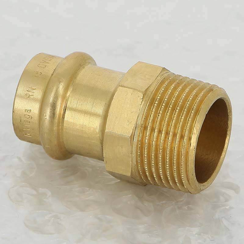 Муфта переходная пресс-Н Viega Sanpress бронза 18x3/4 283230