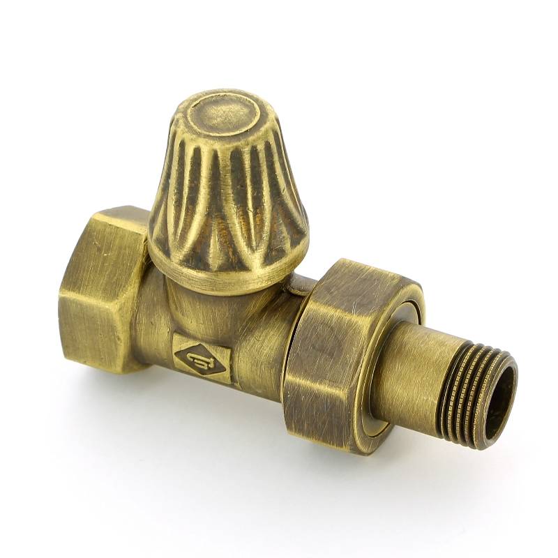 Вентиль обратный Carlo Poletti Artistic прямой НВ 1/2 бронза V67810MA