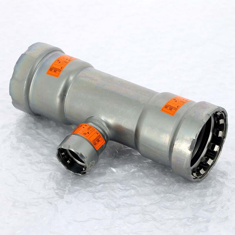 Тройник пресс Megapress Viega 1 1/2x1/2x1 1/2 695064