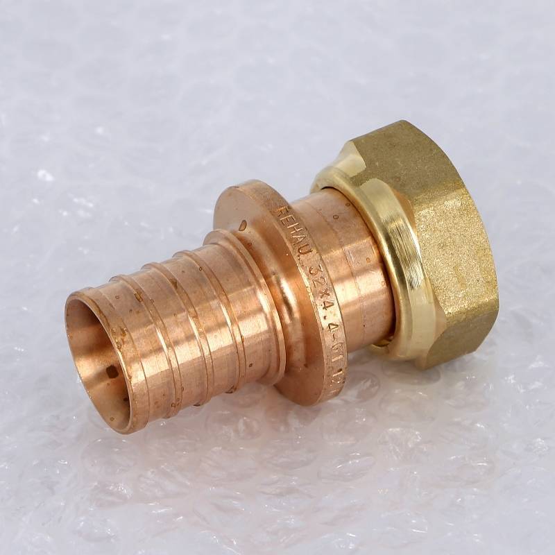 Муфта с накидной гайкой Rehau RAUTITAN RX+ 32-G 1 бронза 14563411001
