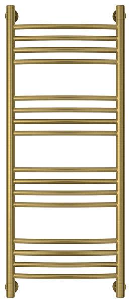 Полотенцесушитель водяной Сунержа Богема с полкой 400x1000 мм состаренная латунь 051-0221-1040