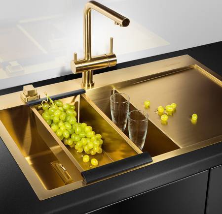 Коландер Omoikiri CO-02-LG нержавеющая сталь цвет светлое золото 4999003