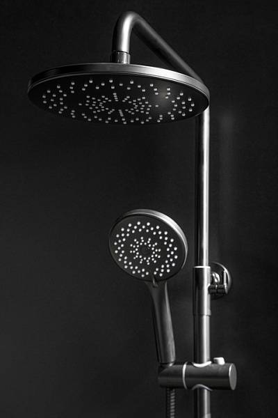 Душевая стойка с верхним душем Boheme Spectre никель браш 458-NB