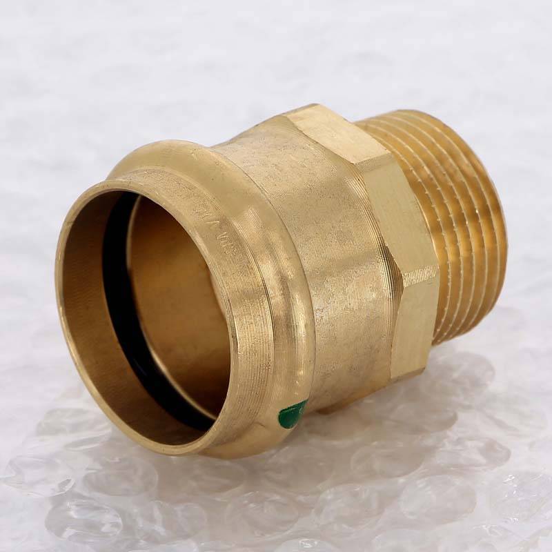 Муфта переходная пресс-Н Viega Sanpress бронза 35x1 1/2 314651