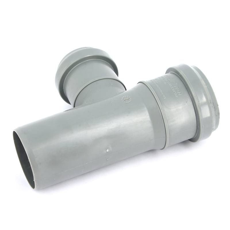 Тройник канализационный Sinikon Стандарт 50x40 мм 87° 510011