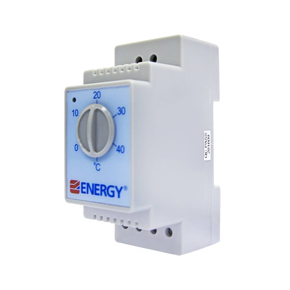 Терморегулятор электромеханический Energy TK05 на DIN-рейку TK05