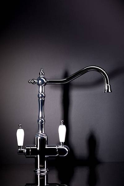 Смеситель для кухни Boheme Tradizionale Oro с фильтром для питьевой воды золото глянцевое 112