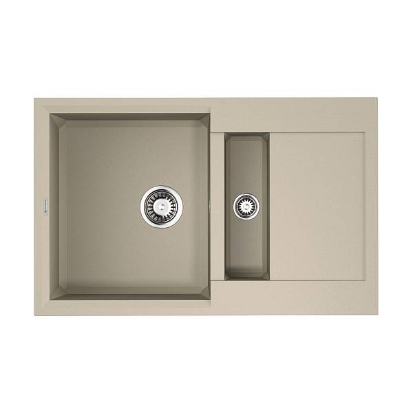 Кухонная мойка Omoikiri Sakaime 78-2-SA Tetogranit 78x50 см бежевый 4993116