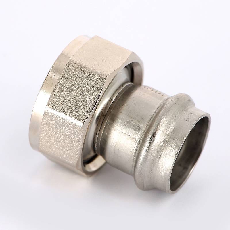 Муфта пресс Viega Sanpress Inox с накидной гайкой 28х1 1/4 нержавеющая сталь 437640