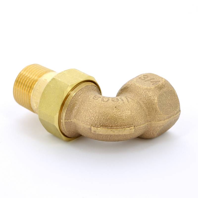 Разъемное соединение Viega 3/4 НВ угловое бронза с плоской прокладкой 348670