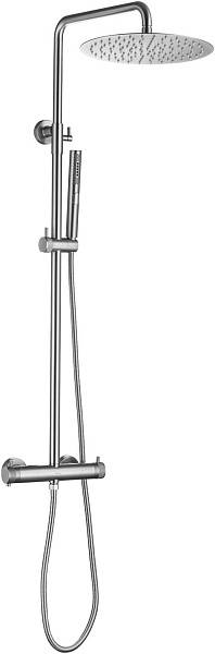 Душевая стойка Allen Brau Fantasy верхний душ 30 см никель брашированный 5.11001-BN