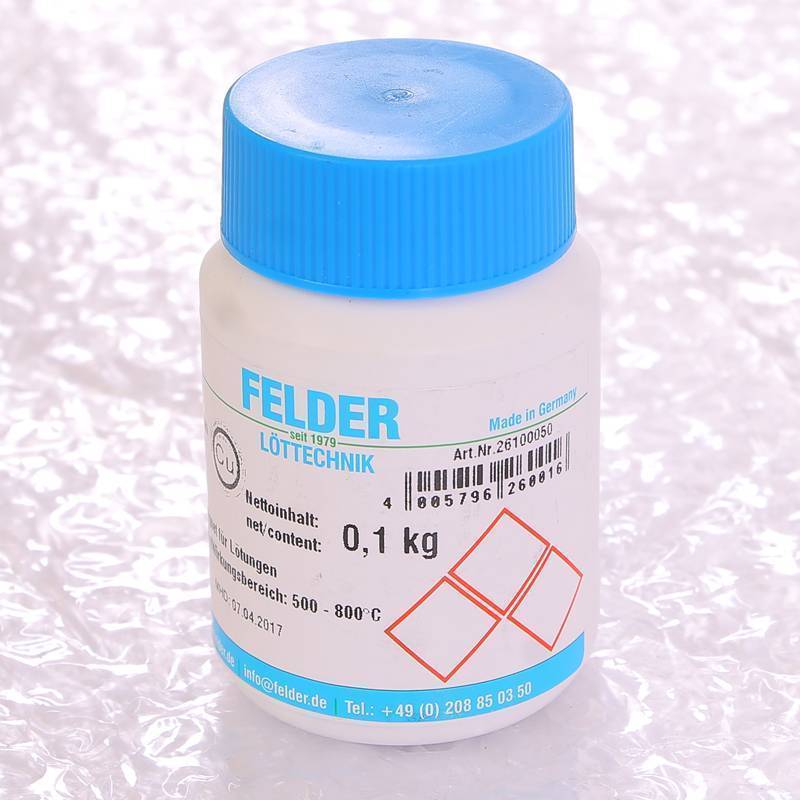 Флюс для твердых припоев FELDER Cu-Rosil 100 г 26100050