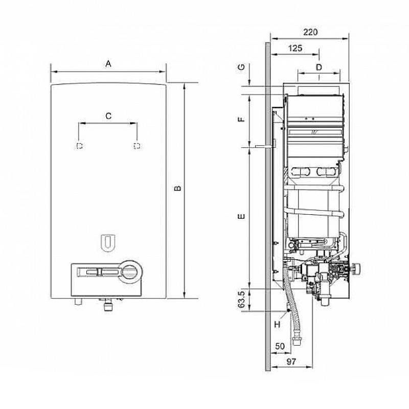 Газовый проточный водонагреватель Bosch Therm 4000 O WR 10-2 B 7701331617