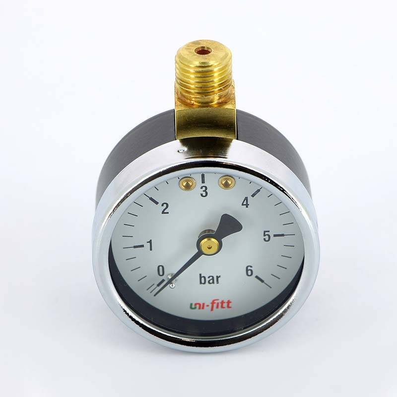 Манометр радиальный Uni-Fitt 1/4 6 бар 50 мм верхнее подключение 302P2020