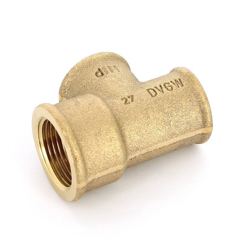 Тройник бронзовый Viega 3/4x1/2x1/2 ВР-ВР-ВР 362492