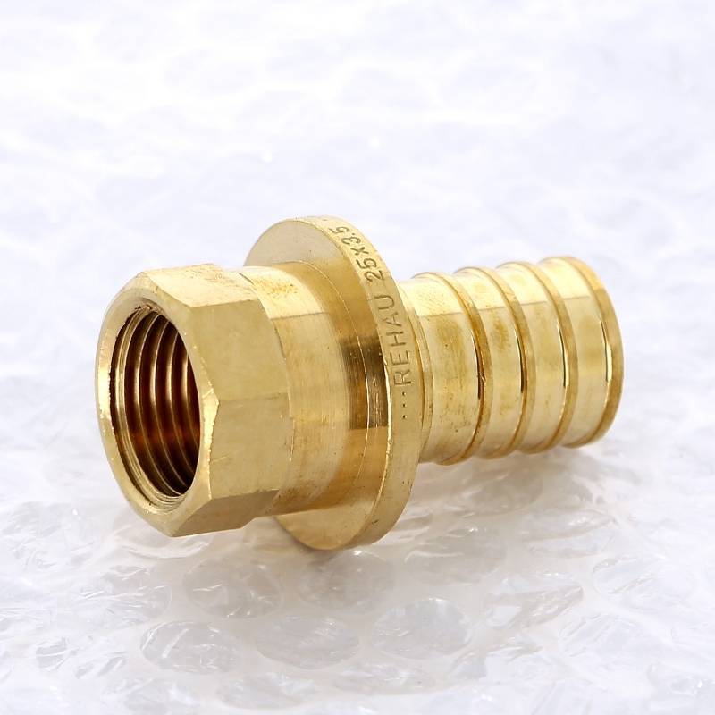 Муфта с накидной гайкой Rehau Rautitan RX+ 25х1/2 бронза 366070