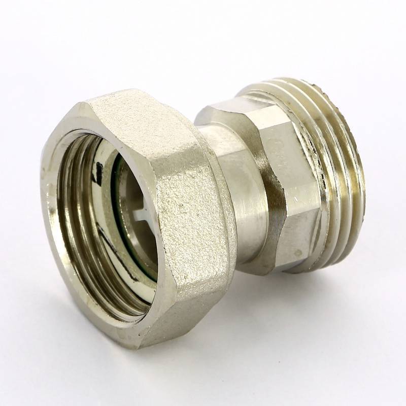 Соединение с накидной гайкой НВ Uni-Fitt 1 никелированное с обратным клапаном 623N4000