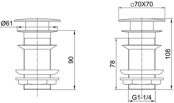 Донный клапан Allen Brau Infinity черный 5.21025-31