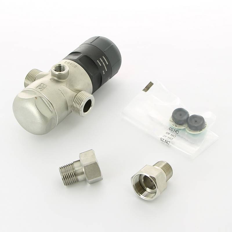 Редуктор давления BWT D1 Inox 1/2 1.5-7 бар PN25 для горячей воды 125300295